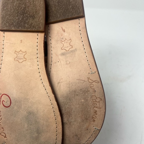 Sam Edelman Women Gabrielle Leather Split Toe Casual Ankle Strap Sandals Size 8 - Picture 6 of 6